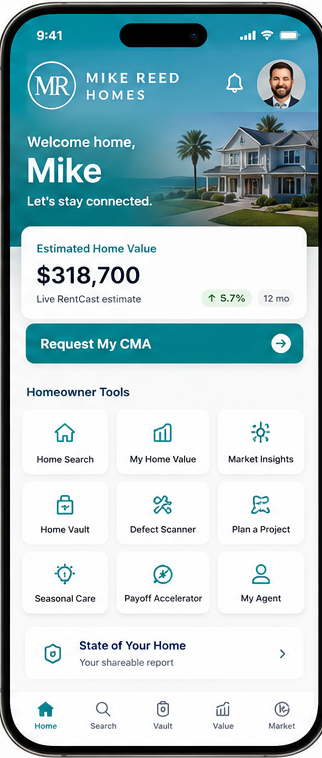 The Keller Team branded homeowner app